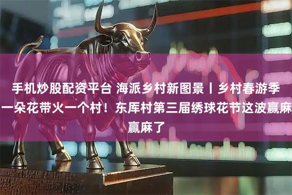 手机炒股配资平台 海派乡村新图景丨乡村春游季：一朵花带火一个村！东厍村第三届绣球花节这波赢麻了